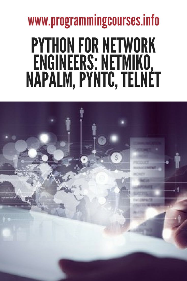 python for network engineers netmiko napalm pyntc telnet free download
